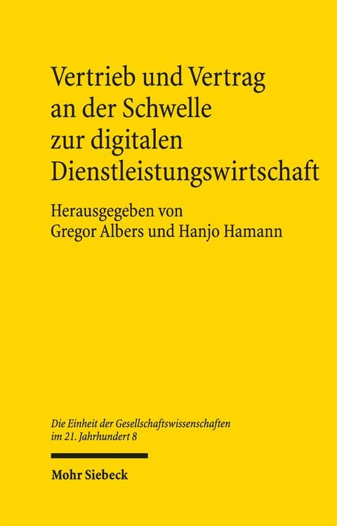 Produktbild: Vertrieb und Vertrag an der Schwelle zur digitalen Dienstleistungswirtschaft