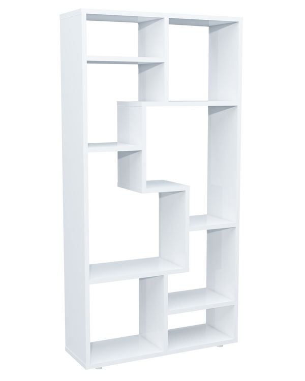 Produktbild: Holz Stand Regal Raumteiler B&uuml;cherregal Lanisa M