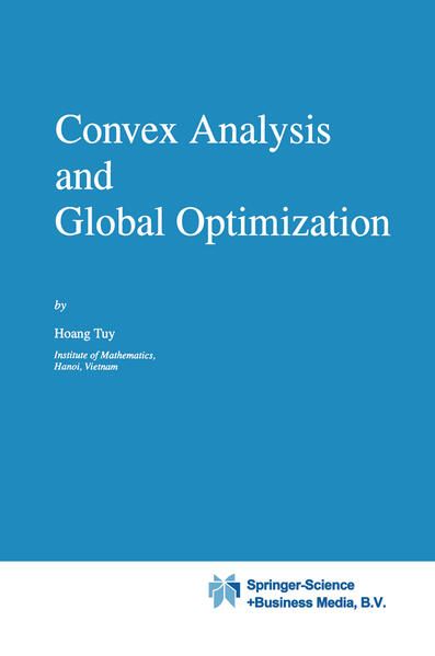 Produktbild: Convex Analysis and Global Optimization