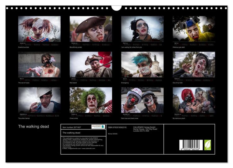 Produktbild: The walking dead (Wall Calendar 2026 DIN A3 landscape), CALVENDO 12 Month Wall Calendar