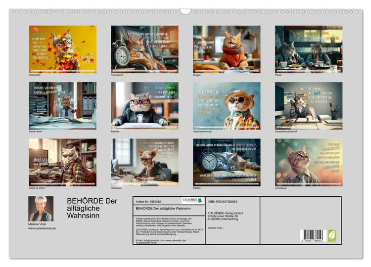 Produktbild: BEH&Ouml;RDE Der allt&auml;gliche Wahnsinn (Wandkalender 2026 DIN A2 quer), CALVENDO Monatskalender