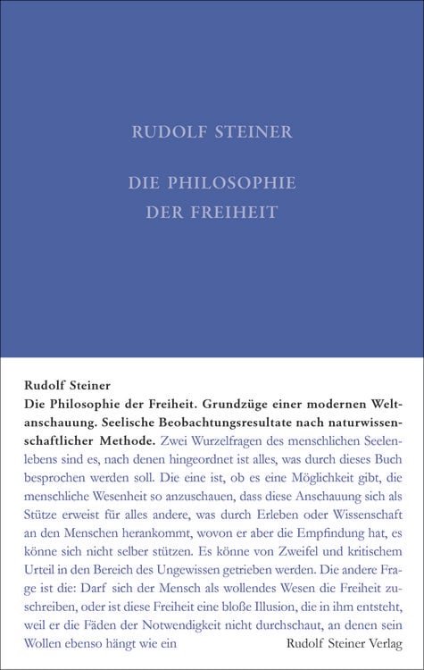 Produktbild: Die Philosophie der Freiheit