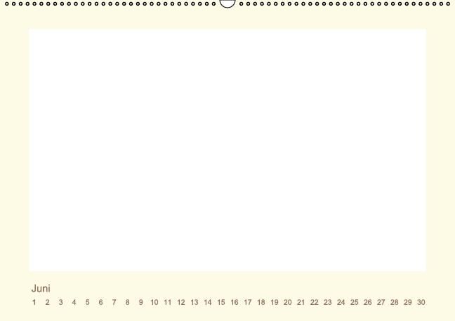 Produktbild: Immerw&auml;hrender Kalender zum selber Gestalten (Wandkalender immerw&auml;hrend DIN A2 quer)