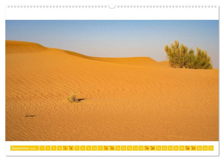 Produktbild: Die W&uuml;ste von Dubai (hochwertiger Premium Wandkalender 2026 DIN A2 quer), Kunstdruck in Hochglanz