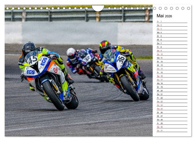 Produktbild: Faszination Superbikes (Wandkalender 2026 DIN A4 quer), CALVENDO Monatskalender