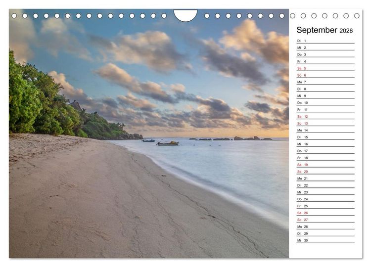 Produktbild: Seychellen: La Digue und Mah&eacute; - zwei Trauminseln (Wandkalender 2026 DIN A4 quer), CALVENDO Monatskalender