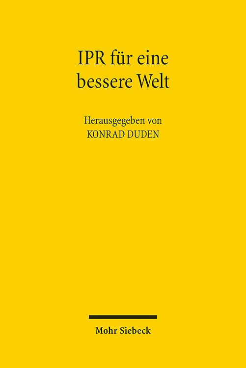 Produktbild: IPR f&uuml;r eine bessere Welt