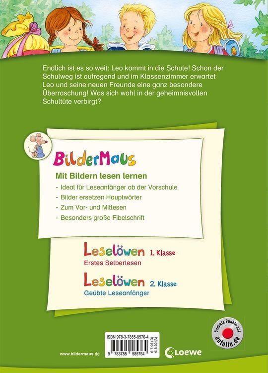 Produktbild: Bildermaus - Der beste erste Schultag