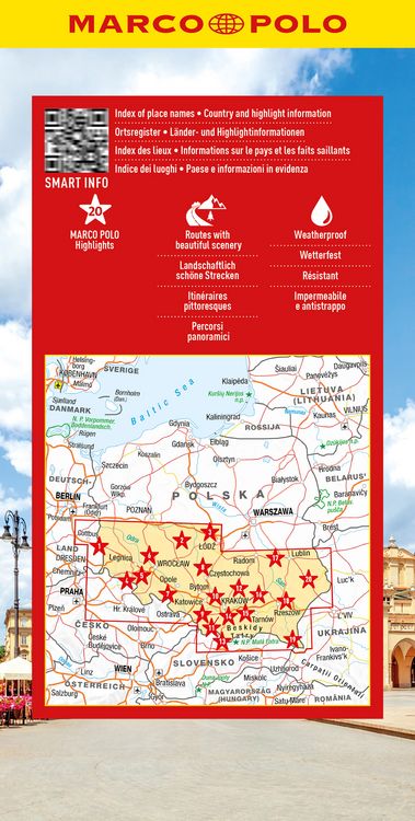 Produktbild: MARCO POLO Reisekarte Polen S&uuml;d 1:300.000