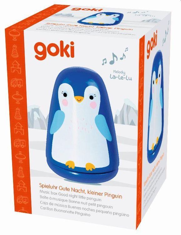 Produktbild: Goki 53782 - Spieluhr Gute Nacht, kleiner Pinguin