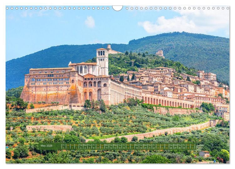 Produktbild: Umbria The green heart of Italy (Wall Calendar 2026 DIN A3 landscape), CALVENDO 12 Month Wall Calendar