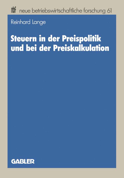 Produktbild: Steuern in der Preispolitik und bei der Preiskalkulation