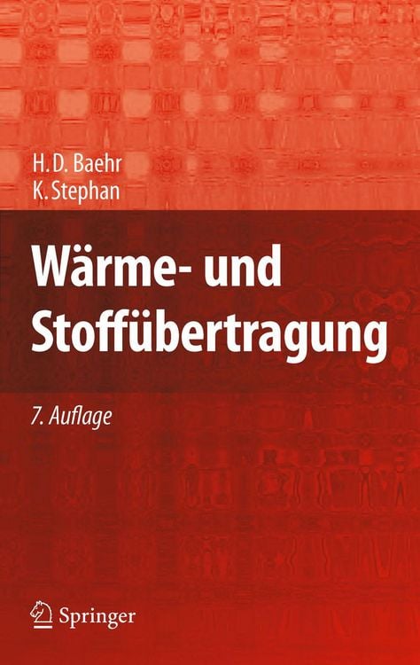 Produktbild: W&auml;rme- und Stoff&uuml;bertragung
