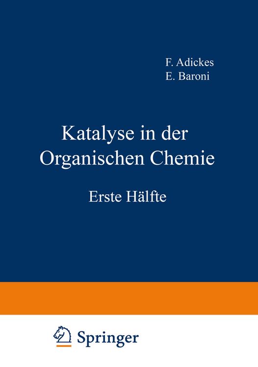 Produktbild: Katalyse in der Organischen Chemie