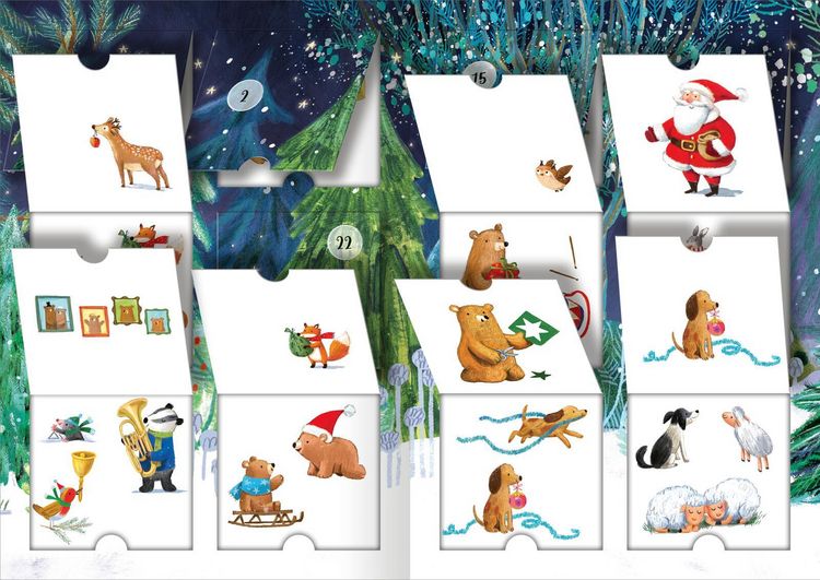 Produktbild: Mein Adventskalender mit Stickern