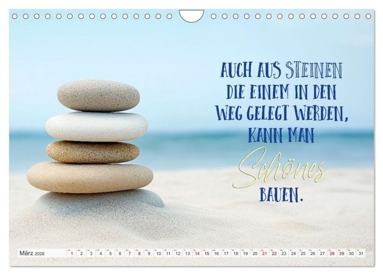Produktbild: SEELENZEIT Ein Jahr voller Achtsamkeit (Wandkalender 2026 DIN A4 quer), CALVENDO Monatskalender