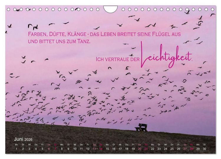 Produktbild: Vertraue! (Wandkalender 2026 DIN A4 quer), CALVENDO Monatskalender