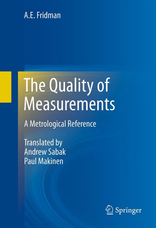 Produktbild: The Quality of Measurements