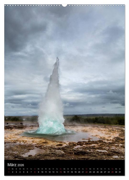 Produktbild: Island - Landschaften vom Wasser gepr&auml;gt (hochwertiger Premium Wandkalender 2026 DIN A2 hoch), Kunstdruck in Hochglanz