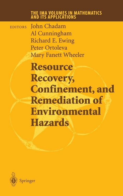 Produktbild: Resource Recovery, Confinement, and Remediation of Environmental Hazards