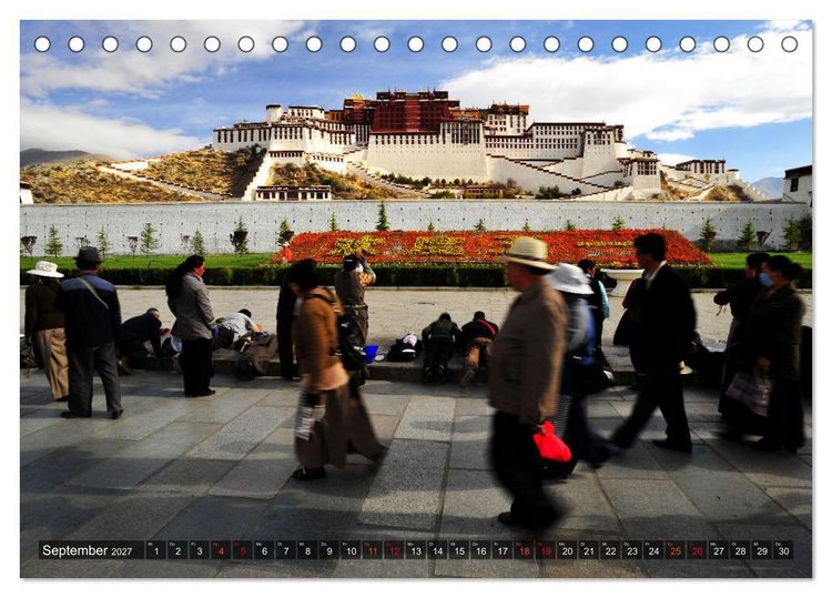 Produktbild: Begegnungen am Wegesrand &ndash; Auf dem Weg von Kashgar nach Lhasa (Tischkalender 2027 DIN A5 quer), CALVENDO Monatskalender
