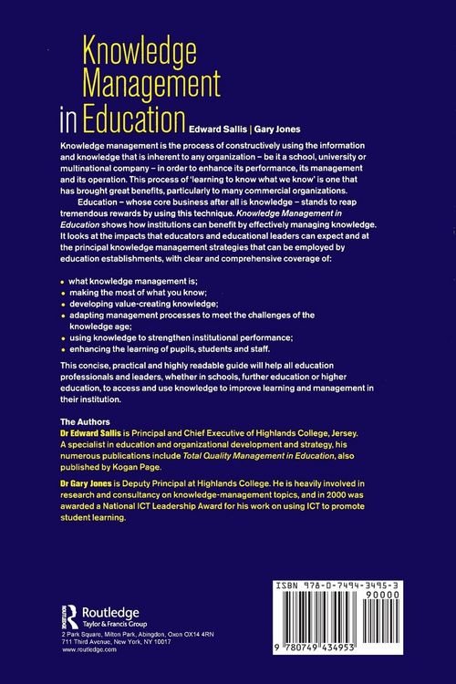 Produktbild: Knowledge Management in Education
