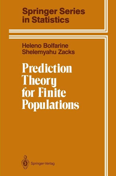 Produktbild: Prediction Theory for Finite Populations