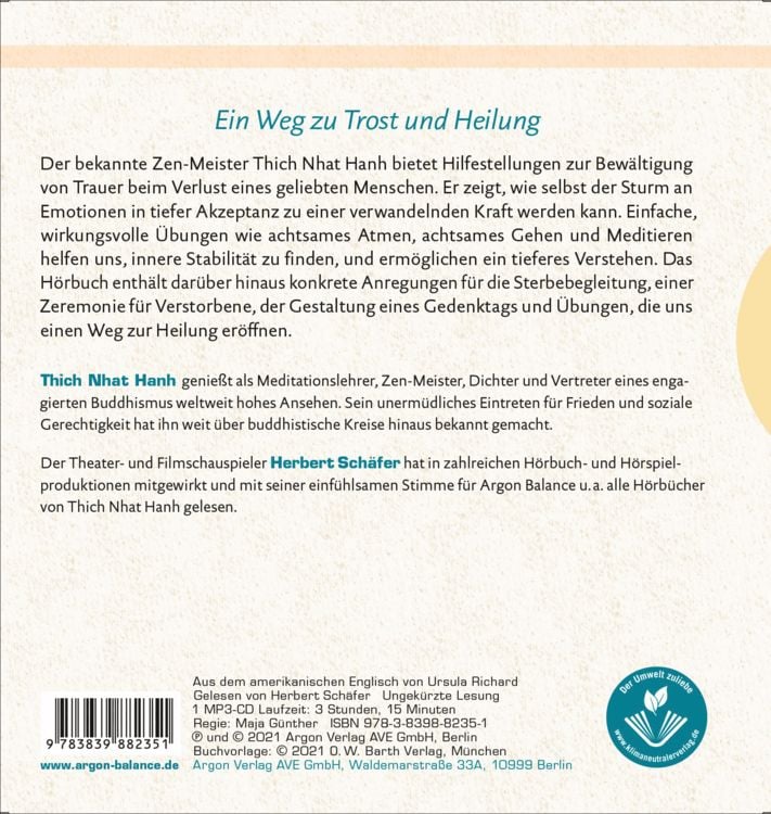 Produktbild: Wie weiterleben, wenn ein geliebter Mensch stirbt?