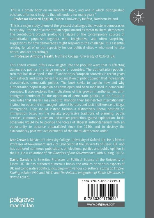 Produktbild: Authoritarian Populism and Liberal Democracy