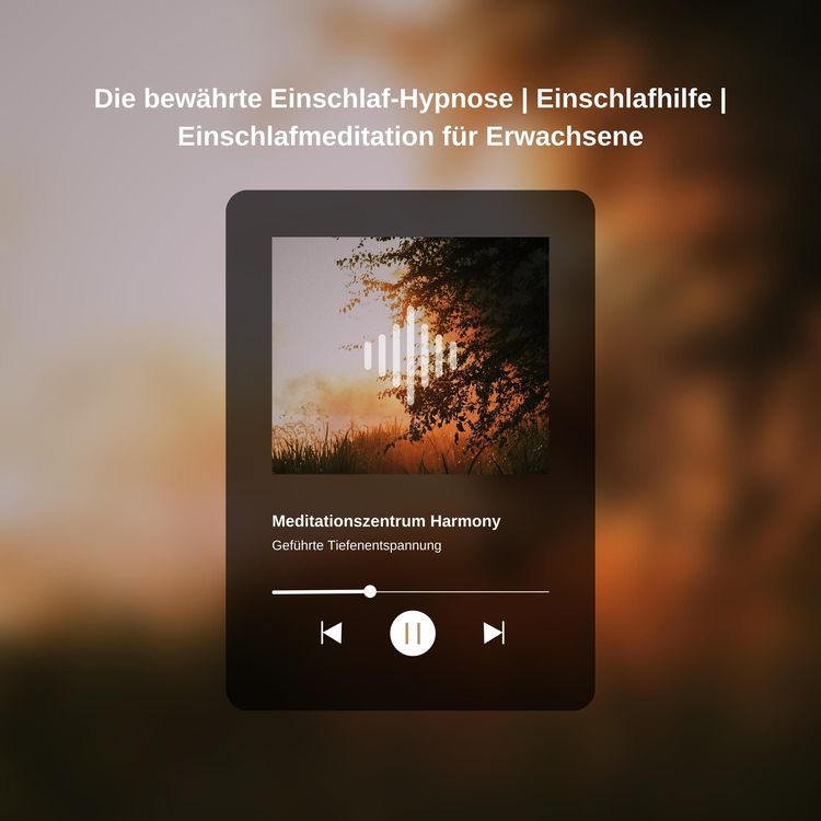 Produktbild: Die bew&auml;hrte Einschlaf-Hypnose | Einschlafhilfe | Einschlafmeditation f&uuml;r Erwachsene