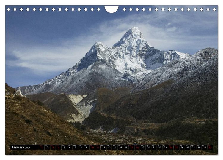 Produktbild: The Nepal Himalaya (Wall Calendar 2026 DIN A4 landscape), CALVENDO 12 Month Wall Calendar