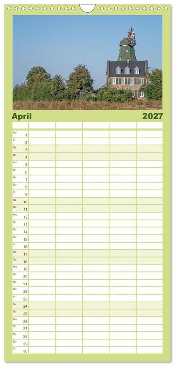 Produktbild: Familienplaner 2027 - Romantisches Wegberg mit 5 Spalten (Wandkalender, 21 x 45 cm) CALVENDO