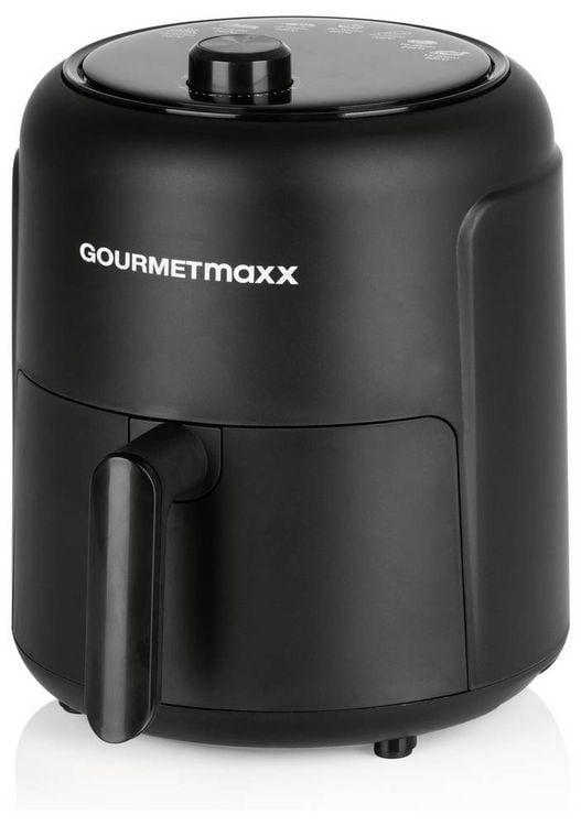 Produktbild: GourmetMaxx Hei&szlig;luft-Fritteuse 2,3l 1000W schwarz Hei&szlig;luft-Fritteuse 1000W Schwarz