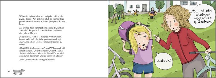 Produktbild: Wilma und die Windpocken - Das Bilder-Erz&auml;hlbuch f&uuml;r Kinder, die Windpocken haben oder mehr dar&uuml;ber wissen wollen