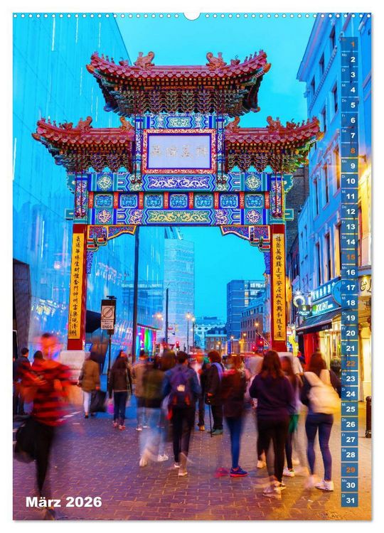 Produktbild: London ist eine Reise wert (hochwertiger Premium Wandkalender 2026 DIN A2 hoch), Kunstdruck in Hochglanz