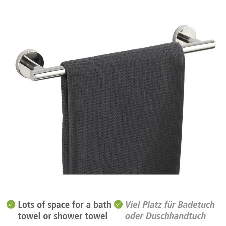 Produktbild: Badetuchstange Mod. Bosio Edelstahl Gl&auml;nzend, rostfrei, 40 cm