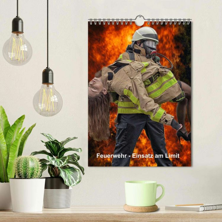 Produktbild: Feuerwehr - Einsatz am Limit (Wandkalender 2026 DIN A4 hoch), CALVENDO Monatskalender