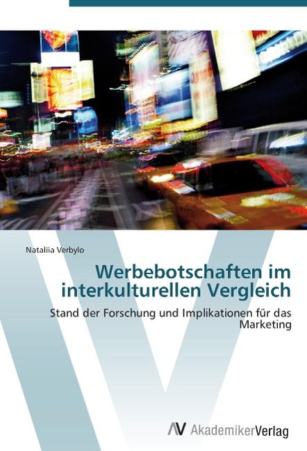 Produktbild: Verbylo, N: Werbebotschaften im interkulturellen Vergleich