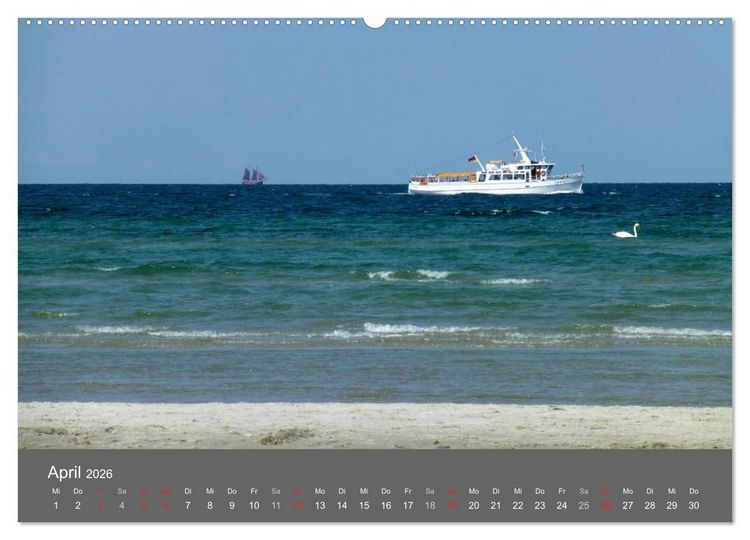 Produktbild: Boltenhagen - Meer erleben (Wandkalender 2026 DIN A2 quer), CALVENDO Monatskalender