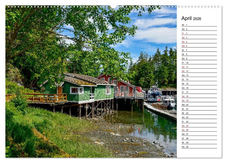 Produktbild: Vancouver Island - Perle im Kanadischen Westen (hochwertiger Premium Wandkalender 2026 DIN A2 quer), Kunstdruck in Hochglanz