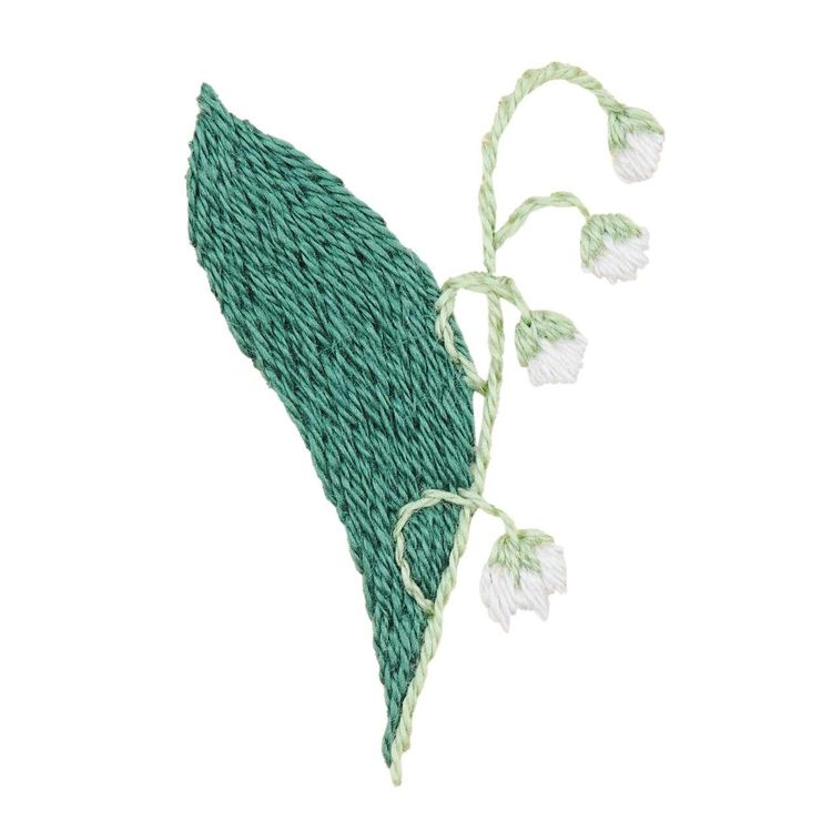 Produktbild: Stick & Stitch Packung, Blumen, bunt, 21 Stk., inkl. wasserl&ouml;slicher, bedruckter Stickvorlage, Stickgarn, Sticknadel und Anleitung