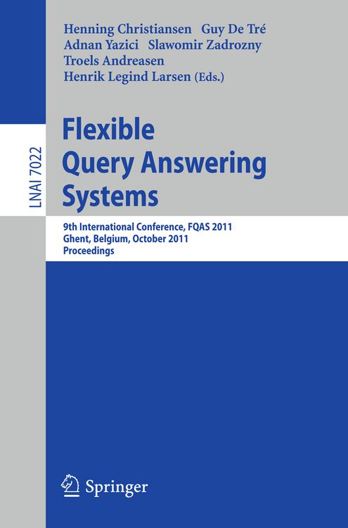 Produktbild: Flexible Query Answering Systems