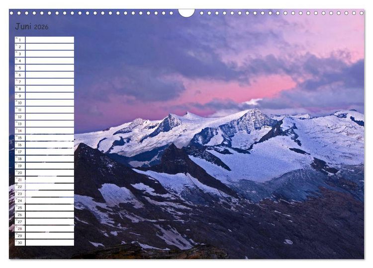 Produktbild: Der Gro&szlig;venediger 3666m (Wandkalender 2026 DIN A3 quer), CALVENDO Monatskalender