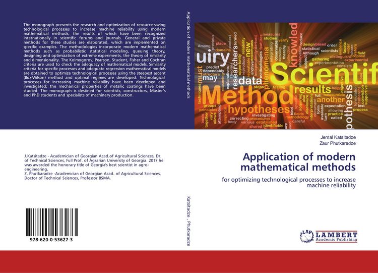 Produktbild: Application of modern mathematical methods