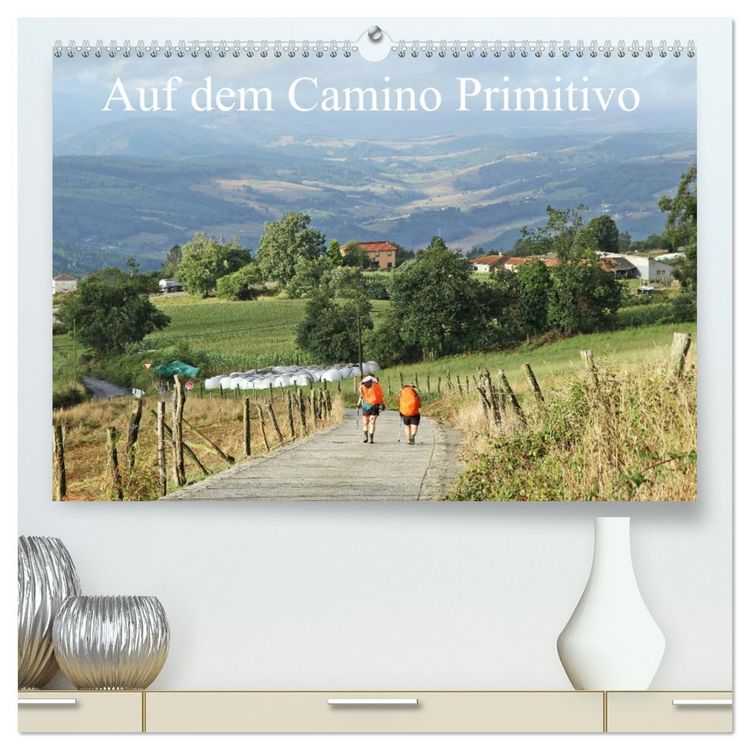Produktbild: Auf dem Camino Primitivo (hochwertiger Premium Wandkalender 2026 DIN A2 quer), Kunstdruck in Hochglanz