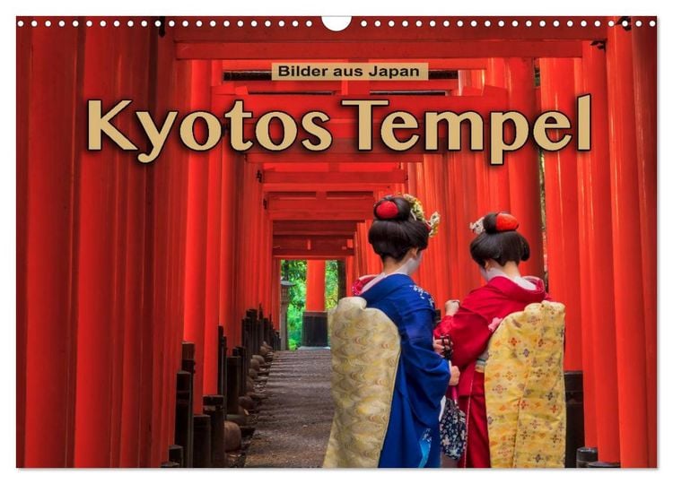 Produktbild: Kyotos Tempel - Bilder aus Japan (Wandkalender 2026 DIN A3 quer), CALVENDO Monatskalender