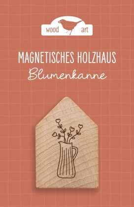 Produktbild: Magnetisches Holzhaus Blumenkanne