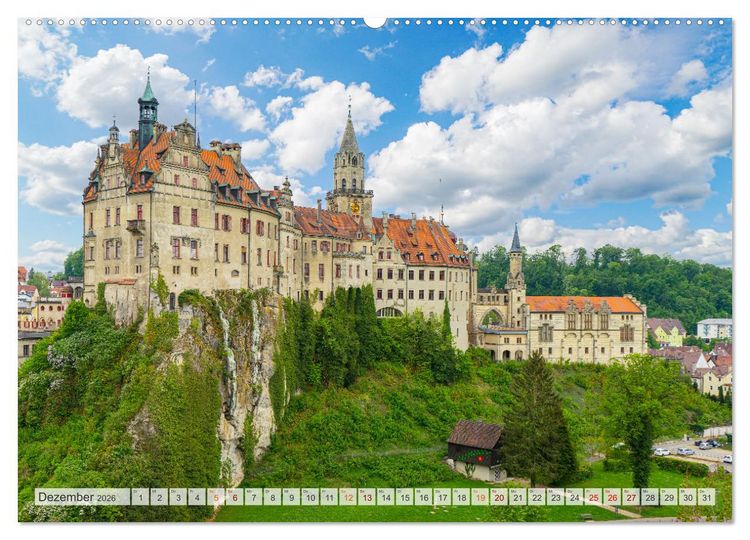 Produktbild: Sigmaringen Impressionen (Wandkalender 2026 DIN A2 quer), CALVENDO Monatskalender