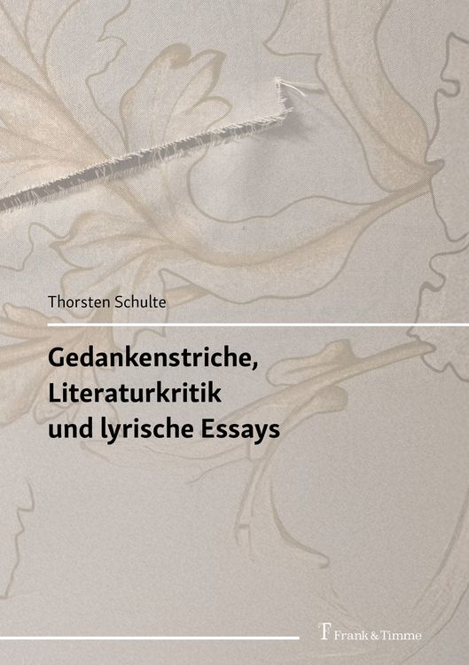 Produktbild: Gedankenstriche, Literaturkritik und lyrische Essays