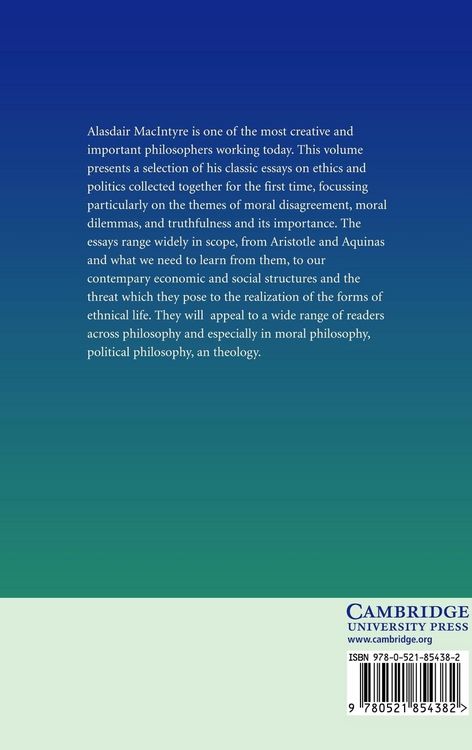 Produktbild: Ethics and Politics